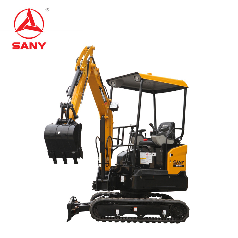 Sany Sy16c 1.6t Mini Crawler Digger China Working Mini Garden Bagger Mini Household Excavator