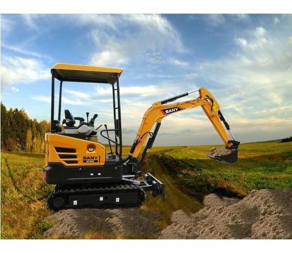 Sany 1.2 Ton Excavator Tilling Soil Lifting Feed Bags 1 Ton Digger 1 ton 2 ton 0.8 ton 1.8Ton 1.5 ton 3 ton 4 ton Excavator