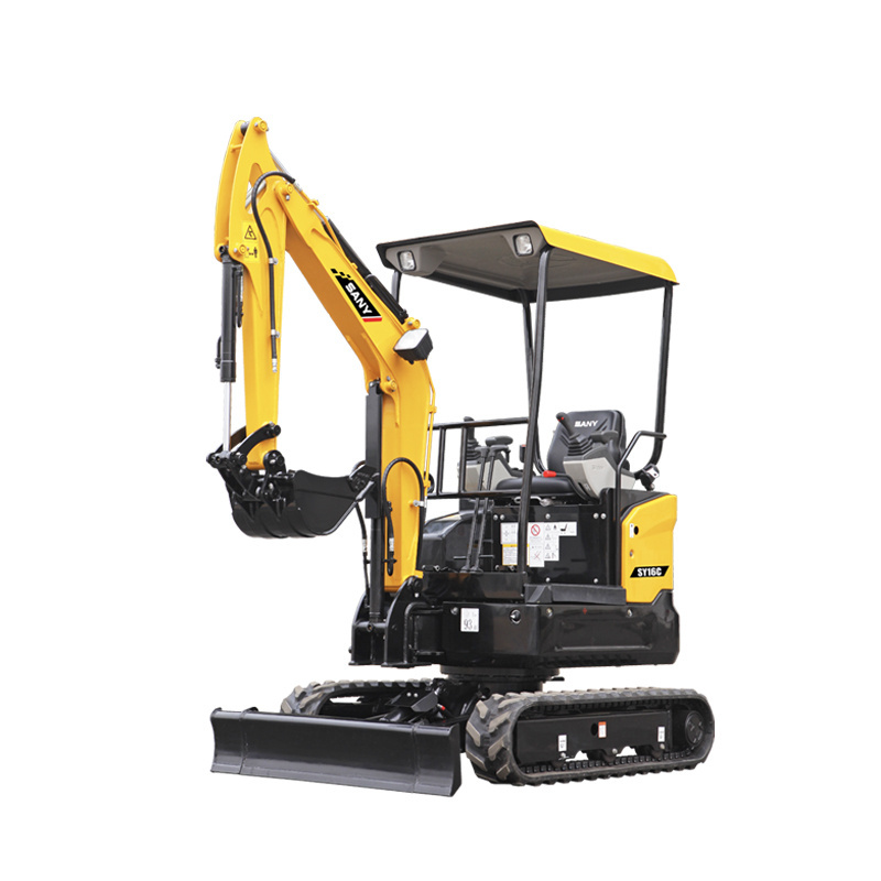 SANY Group SY16C Wholesale 1.7 Ton Mini Backhoe Excavator Mini Excavator for Home Use