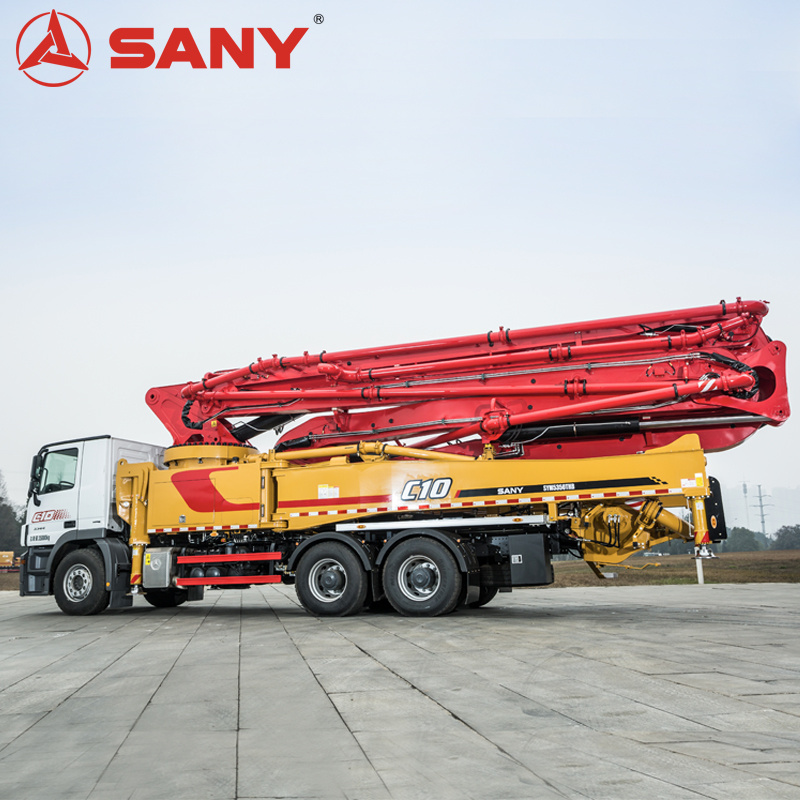 Sany Various Boom Types 64.1M Sany Truck Mounted Concrete Pump For Sidewalks And Driveways