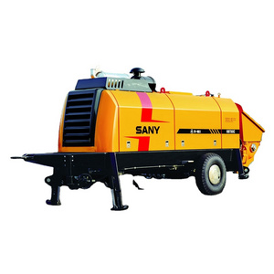 SANY HBT5008C-5S small diesel trailer mounted concrete pump pumping machine Mini Concrete Mixer Pumps price for sale supplier fr