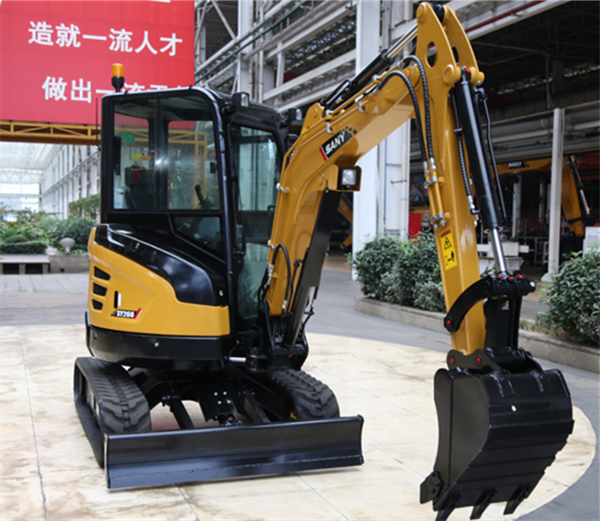 Sany Sy26u Chain Excavator 2500kg Crawler Digger Chinese Machine Mini Excavatorwith 0.4-0.7m3 Bucket