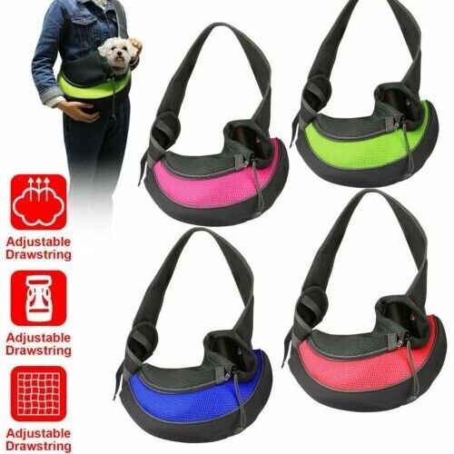 Large Capacity Waterproof Dog Poop Bag Pet Sling Carrier for Dogs Cats