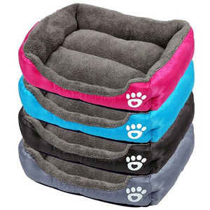 Wholesale custom Breathable Dog Sofa Bed dual use Double Sided pet beds & accessories Dog Nest Large Rectangle Pet cat Beds