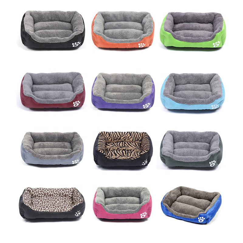 Wholesale custom Breathable Dog Sofa Bed dual use Double Sided pet beds & accessories Dog Nest Large Rectangle Pet cat Beds