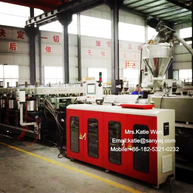 Plastic Wood Plastic Composite WPC Floor Tile Making Machine Manufacturer