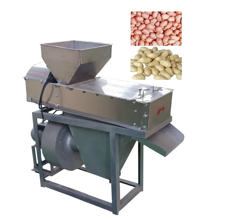 Hot Sell Small Stainless Steel Groundnut Roasted Dry Peanut Skin Peeler Peeling Machine