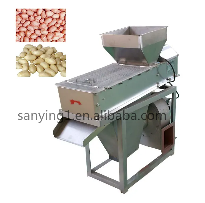 Hot Sell Small Stainless Steel Groundnut Roasted Dry Peanut Skin Peeler Peeling Machine