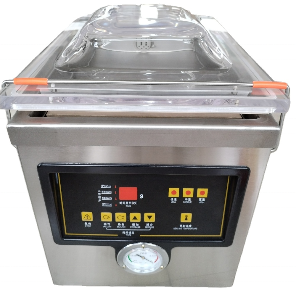 DZ-260 Rice Food Fish Corn Peanut Single Chamber Plastic Bag Sealer Vacuum Packing Machine