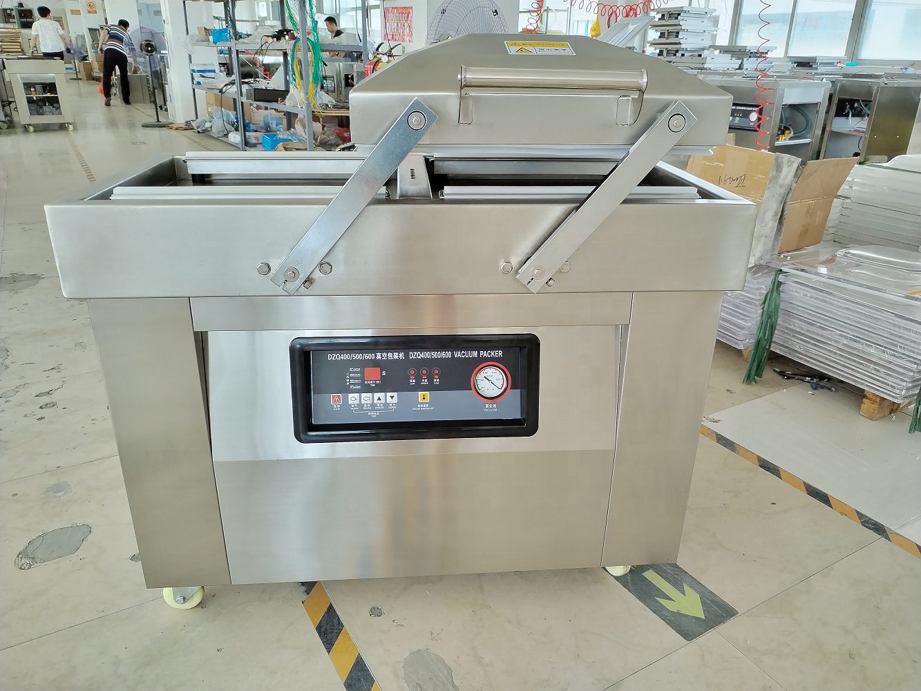 DZ-260 Rice Food Fish Corn Peanut Single Chamber Plastic Bag Sealer Vacuum Packing Machine