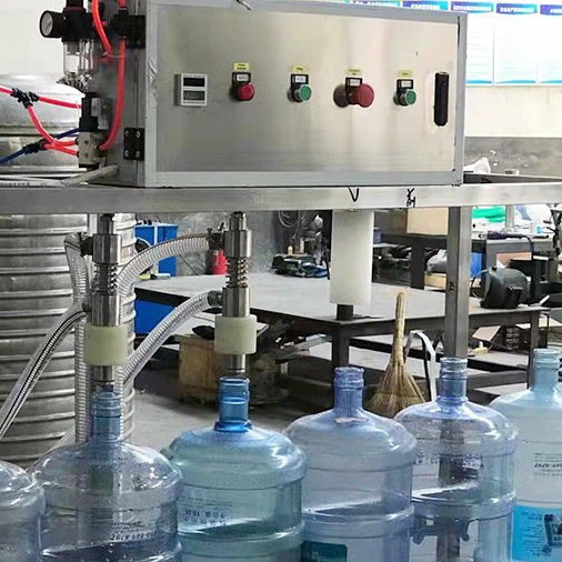 Sanying Industrial Semi Automatic Single Head Barreled Mineral Water 5 Gallon Water Bottle Filling Machine