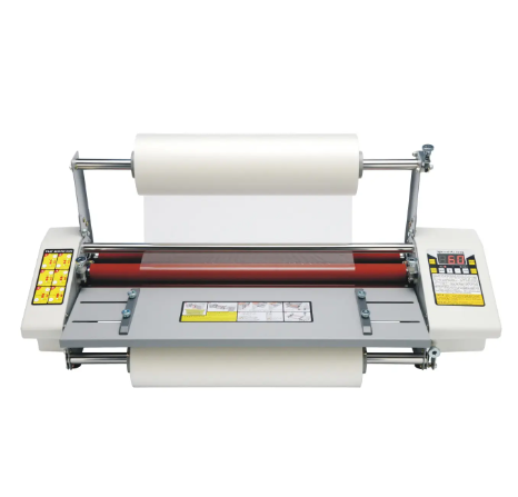 Hot sell double sides adjustable speed manual A2 A3 A4 hot cold lamination laminator machine laminating machine