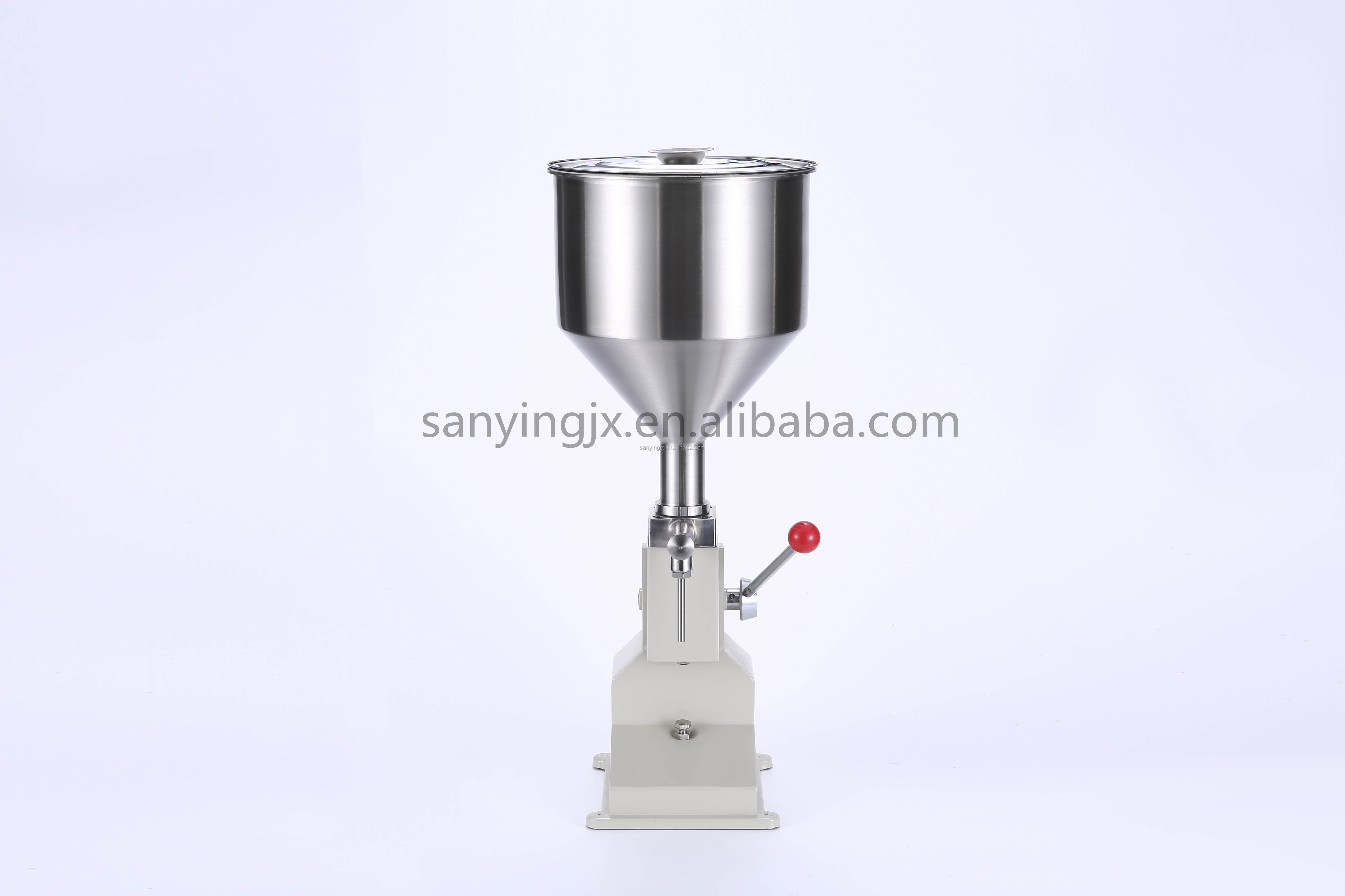 A03 High Quality Hand Pressure Essential Oil Cream Lotion Bottle Paste Liquid Manual Filling Machine