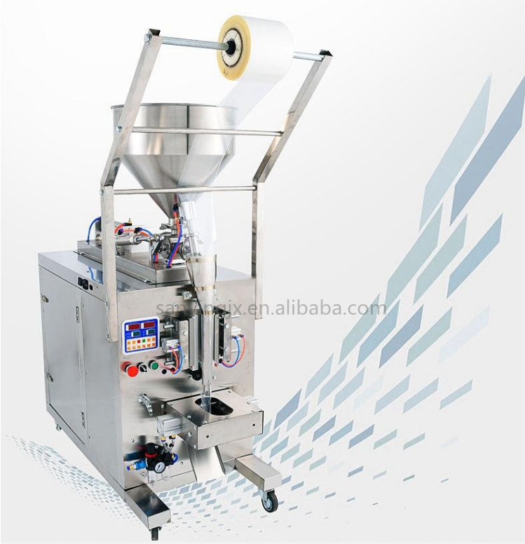 Multi-Function Automatic Peanut Butter Mayonnaise Paste Sachet Filling Sealing Packaging Machine