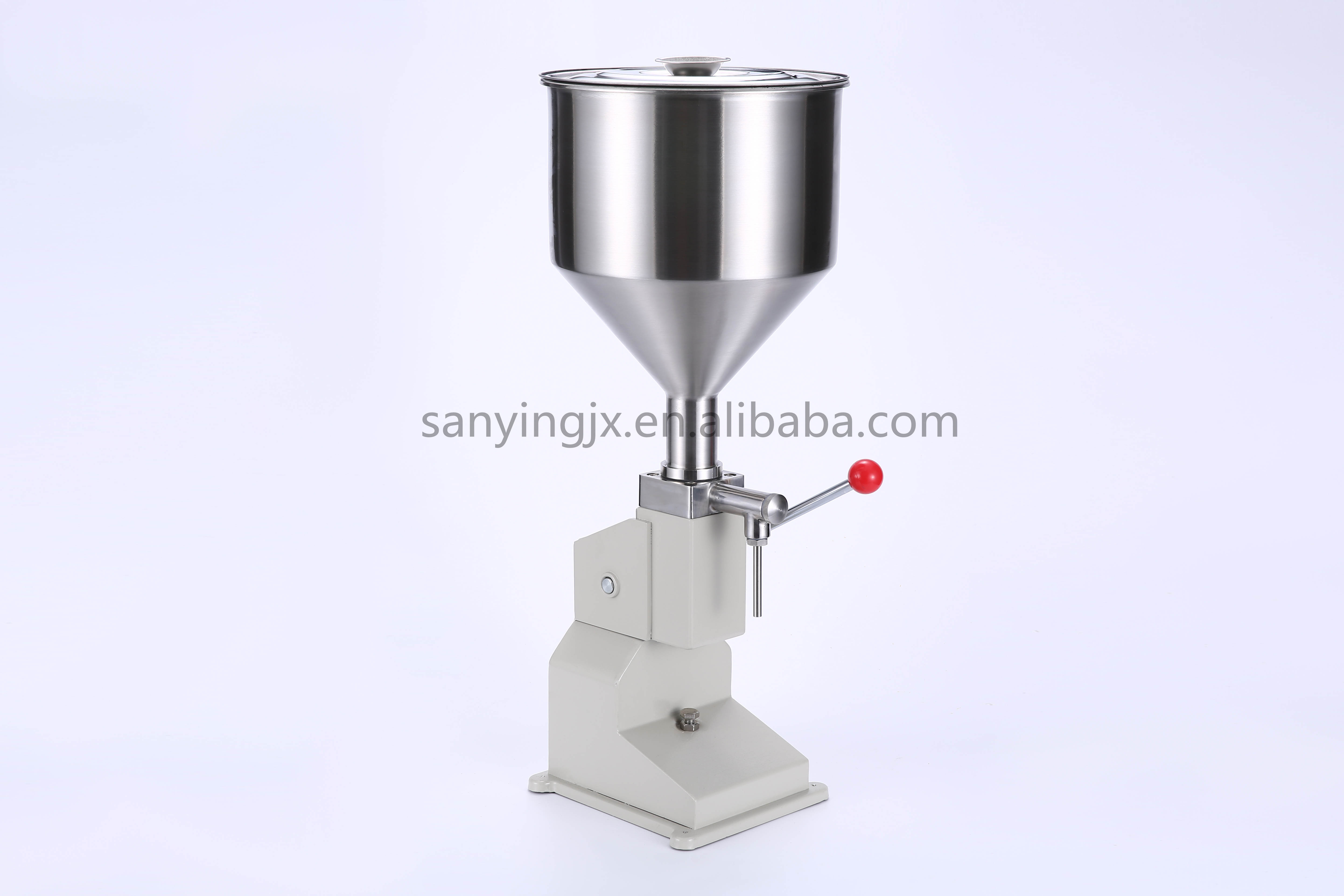 A03 High Quality Hand Pressure Essential Oil Cream Lotion Bottle Paste Liquid Manual Filling Machine