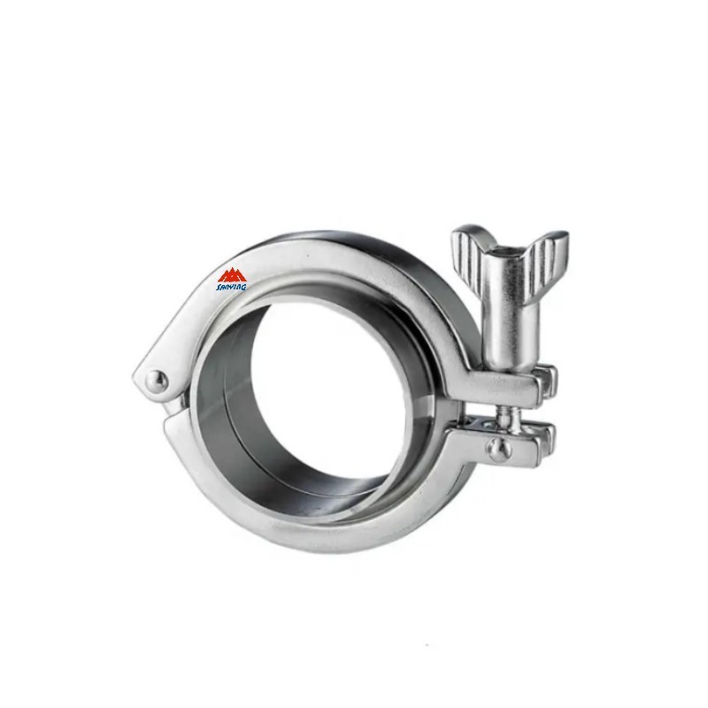 Food grade stainless steel sanitary fittings tri-clamp with  connector and gaskets