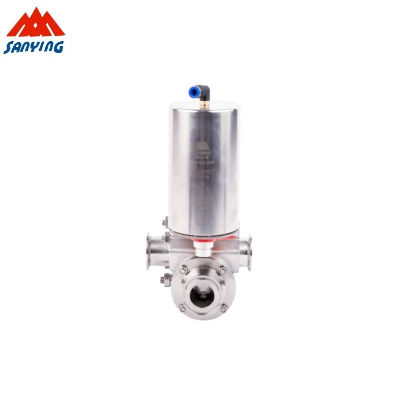 Dairy food grade Pneumatic sanitary stainless steel  Vacuum Pneumatic  butterfly valve