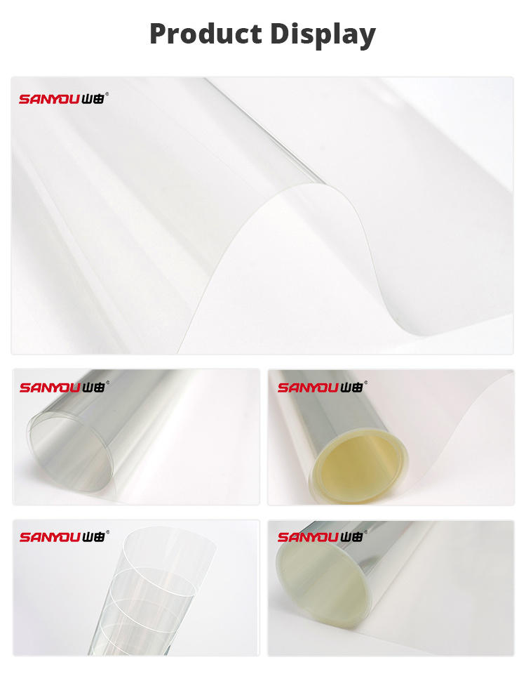 Safety Shatter Film Uv Blocking Explosion Proof 7mil Glass Protection Safety Security Transparent Building Film