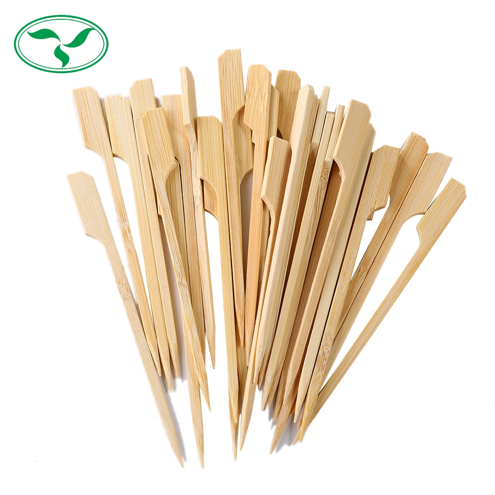 Food Grade Flat Bamboo Kebab Skewers