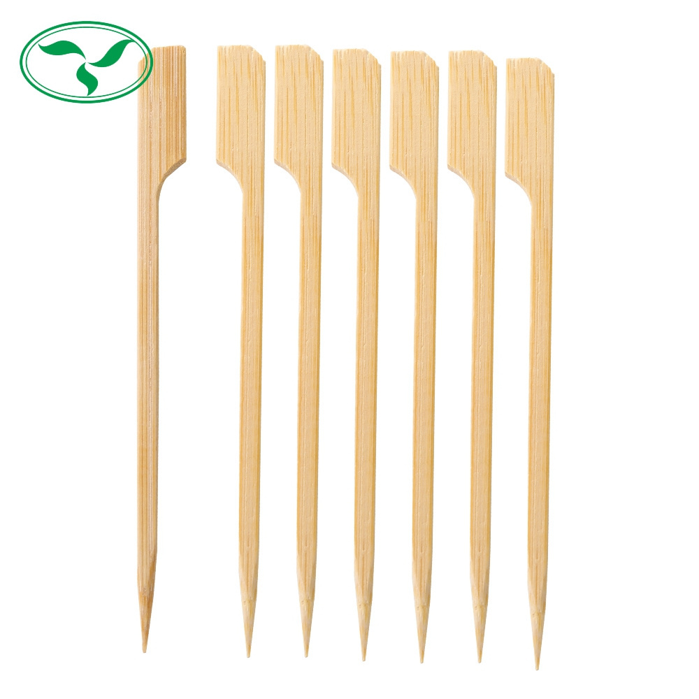 Food Grade Flat Bamboo Kebab Skewers