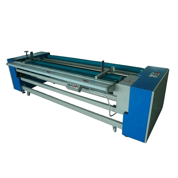 Automatic Textile Fabric Align Winding Roll Cloth Measuring Machine Fabric Rolling Winder Machine