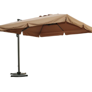 3m*3m High quality big square umbrella side pole double top umbrella parasol Aluminium roma umbrella