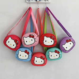 Children's backpack mini hollow kitty shoulder bag children's accessories bag cartoon coin purse