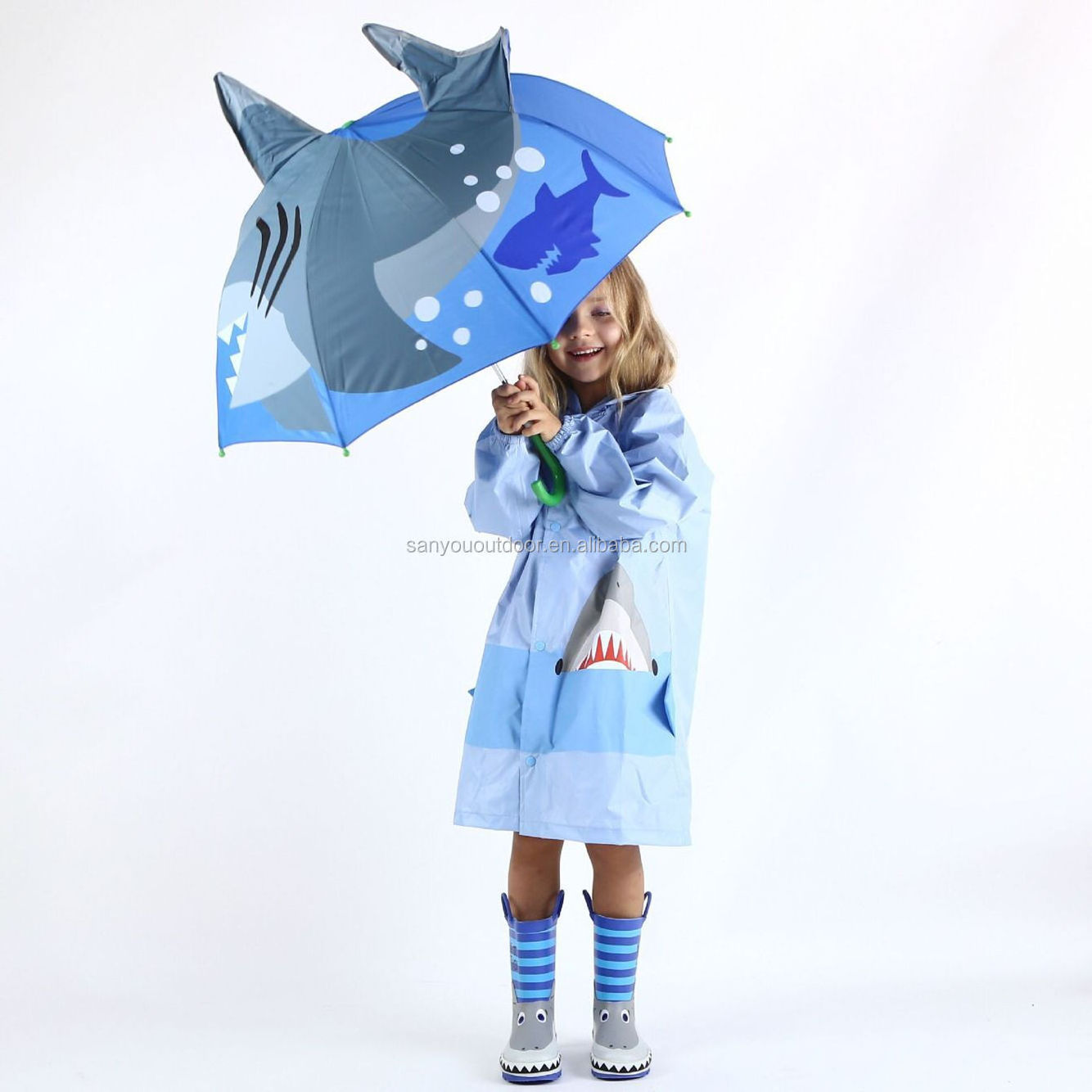 Hot sale cute cartoon children umbrella 3D creative model ear kids umbrella parasol for child sunny and rainy umbrella for kids