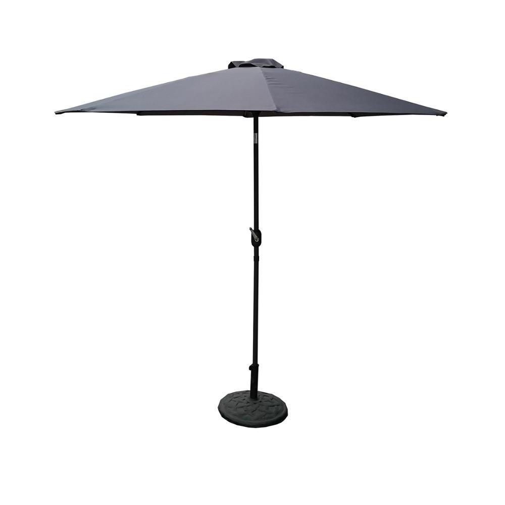 9FT Patio Umbrella with Push Button Tilt with crank UV-Proof water-proof wind-proof umbrella parasol beach Umbrella polyester