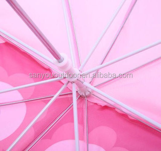 Hot sale princess pattern kids umbrella 3D creative model ear child umbrella cute umbrella parasol for children