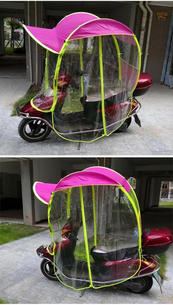 Full cover  electric scooter umbrella waterproof covered bike umbrella sunshade rainproof motorcycle umbrella for rain