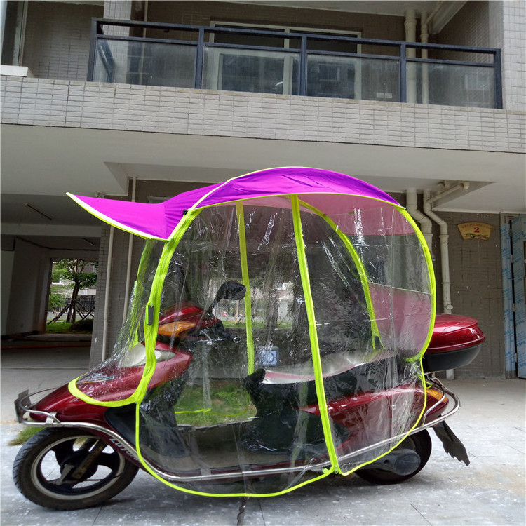 Full cover  electric scooter umbrella waterproof covered bike umbrella sunshade rainproof motorcycle umbrella for rain