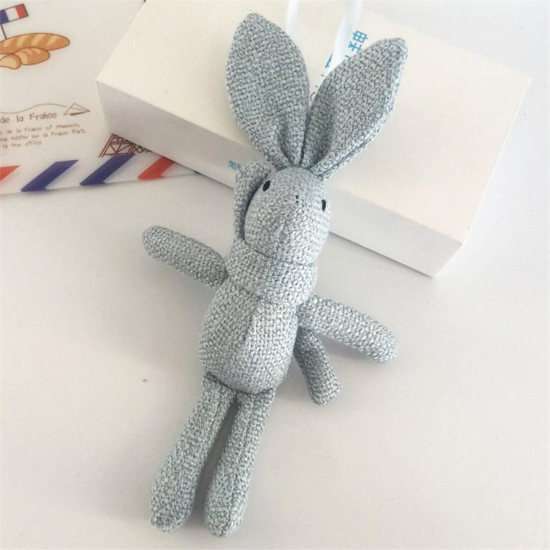 Lovely Plush Sitting Bunny Stuffed Soft Rabbit Toys With Long Ear