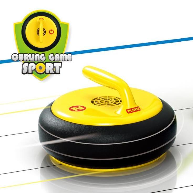 Children's indoor and outdoor sports electric lighting curling ball parent-child group building curling toys