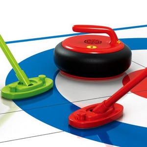 Children's indoor and outdoor sports electric lighting curling ball parent-child group building curling toys