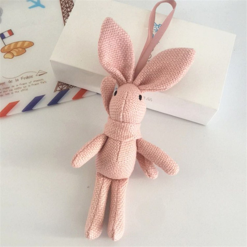 Lovely Plush Sitting Bunny Stuffed Soft Rabbit Toys With Long Ear