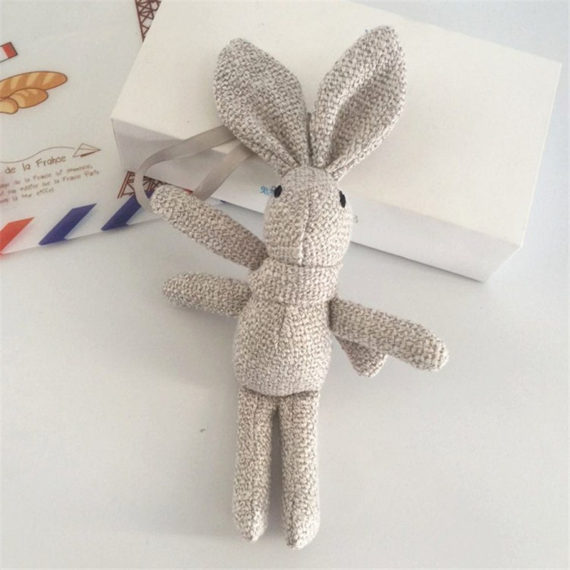 Lovely Plush Sitting Bunny Stuffed Soft Rabbit Toys With Long Ear