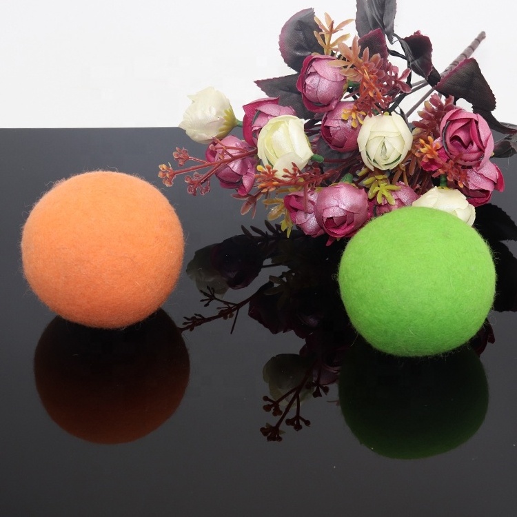 Wool Durable Needle Felt Padel Tennis Ball Pros 2Cm Dry Cleaning Felt Laundry Dryer Ball