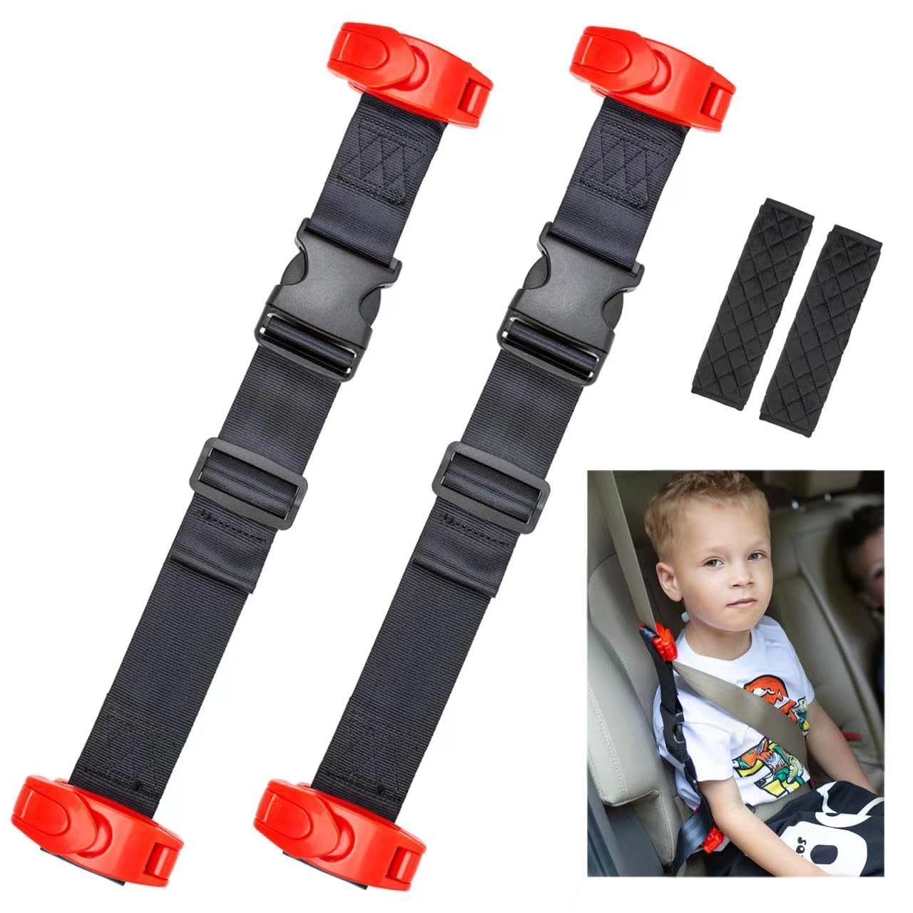 Child Seat Belt Adjuster Kids Car Seatbelt Adjuster for Safety Cover Positioner for Kids, Shoulder & Neck Protection