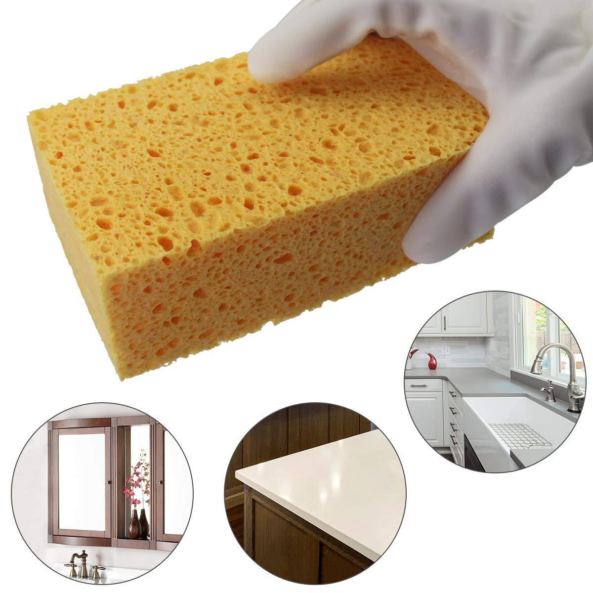 Eco Friendly Natural Large Car Washing Cleaning Sponges Boat Bail Handy Sponges Cellulose Commercial Sponges