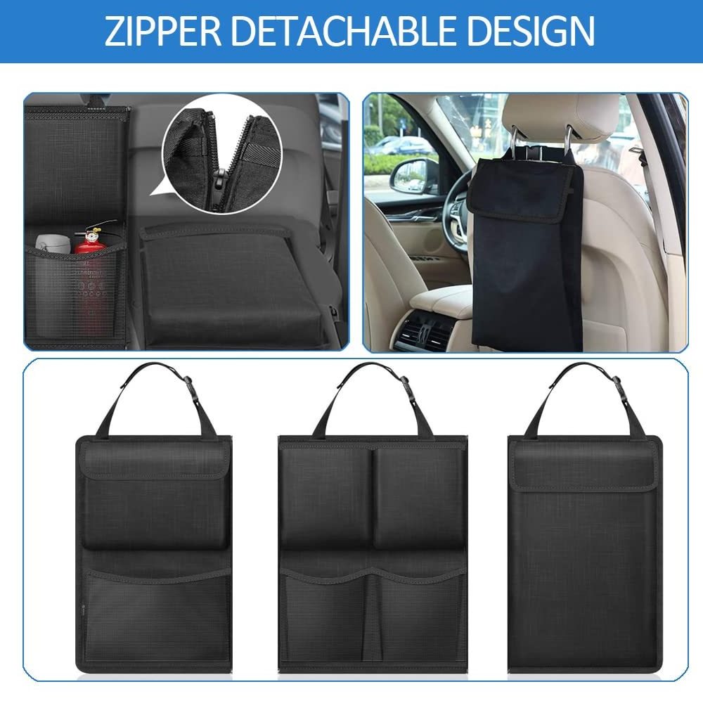 Auto trunk storage bag, Oxford cloth tabbed bags back trunk bun bag tool bag, splicing can be removed car organizer