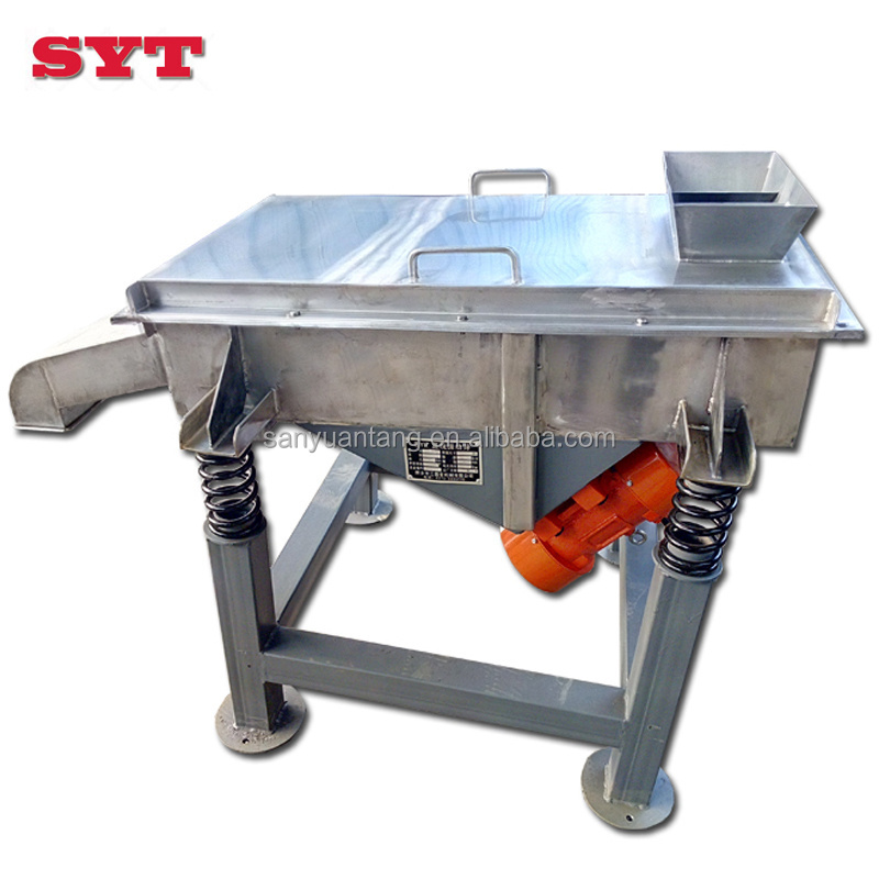 China grain separator machine linear vibrating screen for sieving various grains