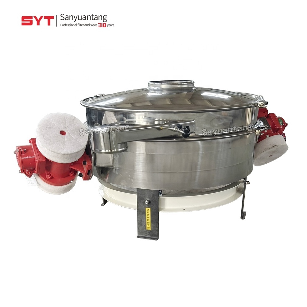 Electric Stainless Steel Vibrating Screen Plastic Powder Food Vibrating Sifter Flour Sieving Machine