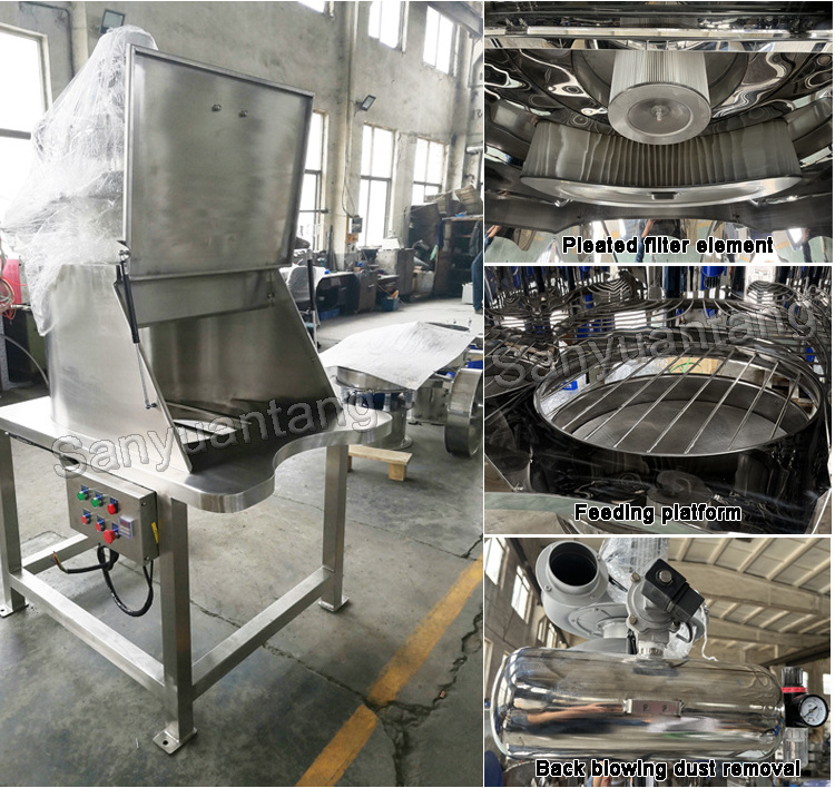 Wholesale Bulk Bag Discharge Unloader Table Bags Dump Station Conveyor  Bulk Bag Dump Station