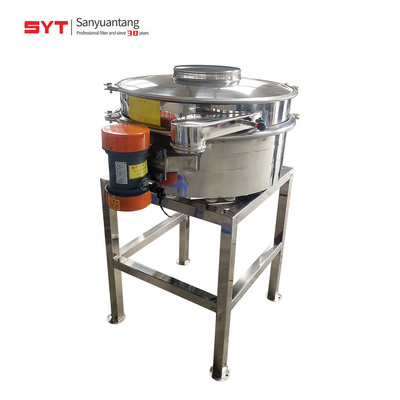 Electric Stainless Steel Vibrating Screen Plastic Powder Food Vibrating Sifter Flour Sieving Machine