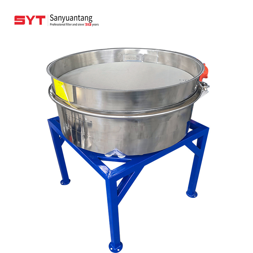 Stainless Steel Flour Sieve Machine Powder Vibrating Screen Sifter Shaker for Impurity Filter