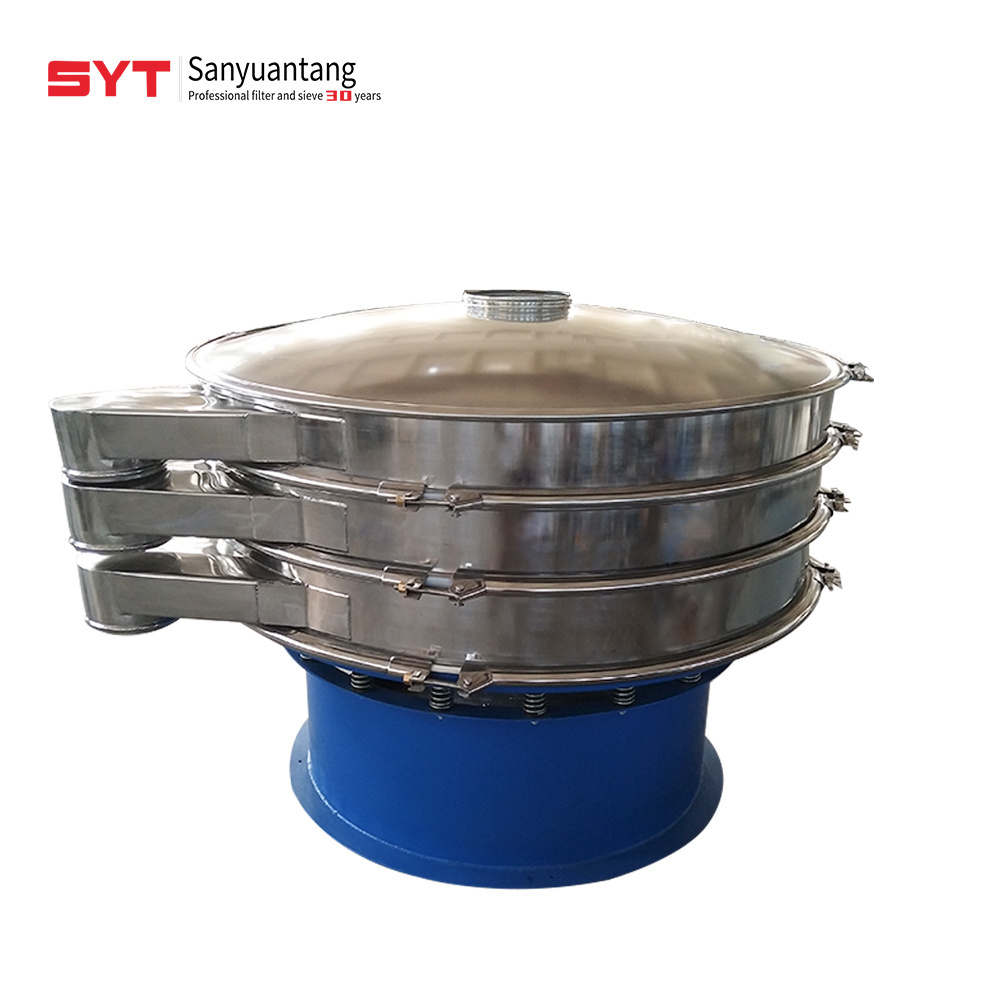 High frequency 1 deck mechanical screen round grain sifter vibrating screen