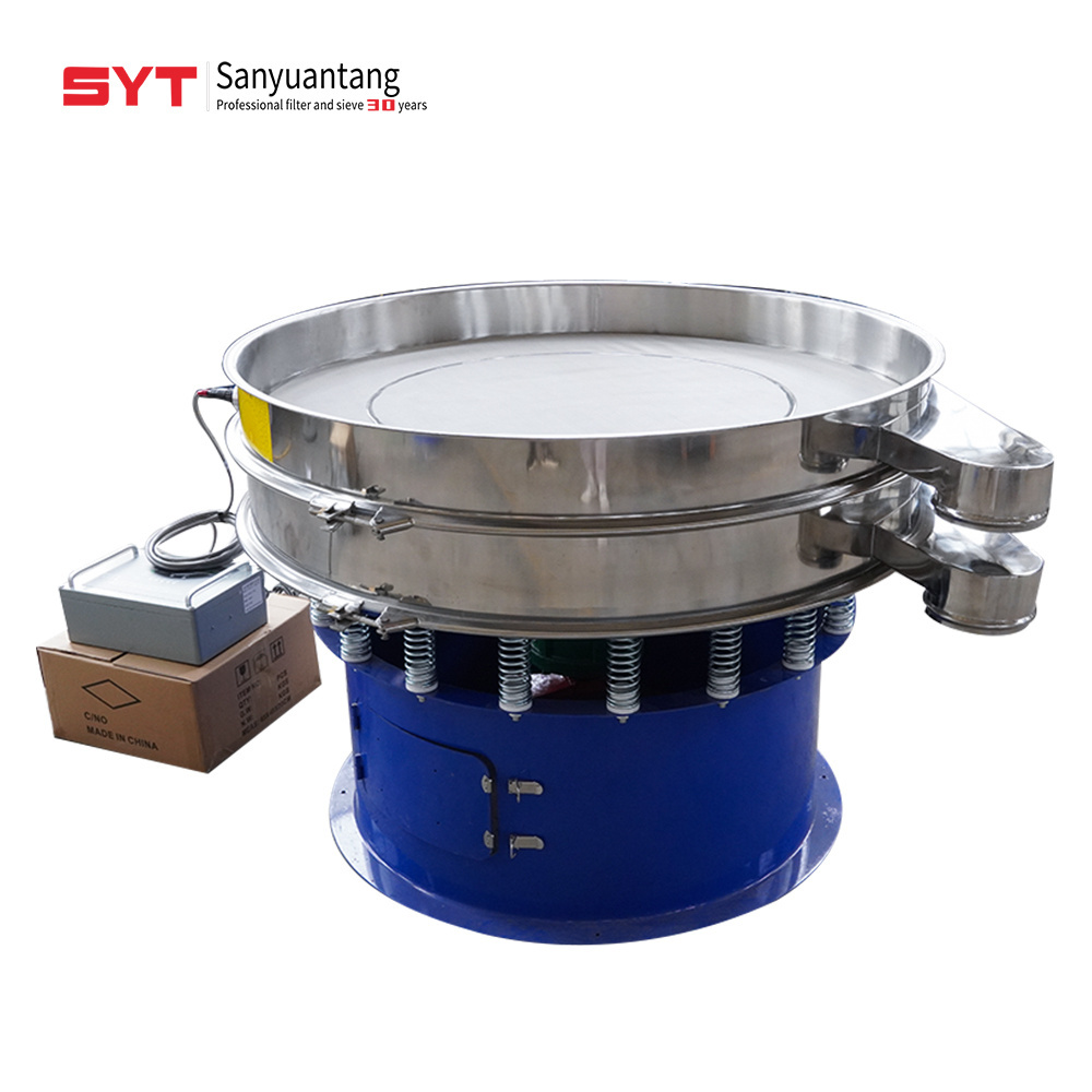 304 Stainless Steel Fine Powder Coating Ultrasonic Vibrating Screen Sieve Shaker With Cleaning System