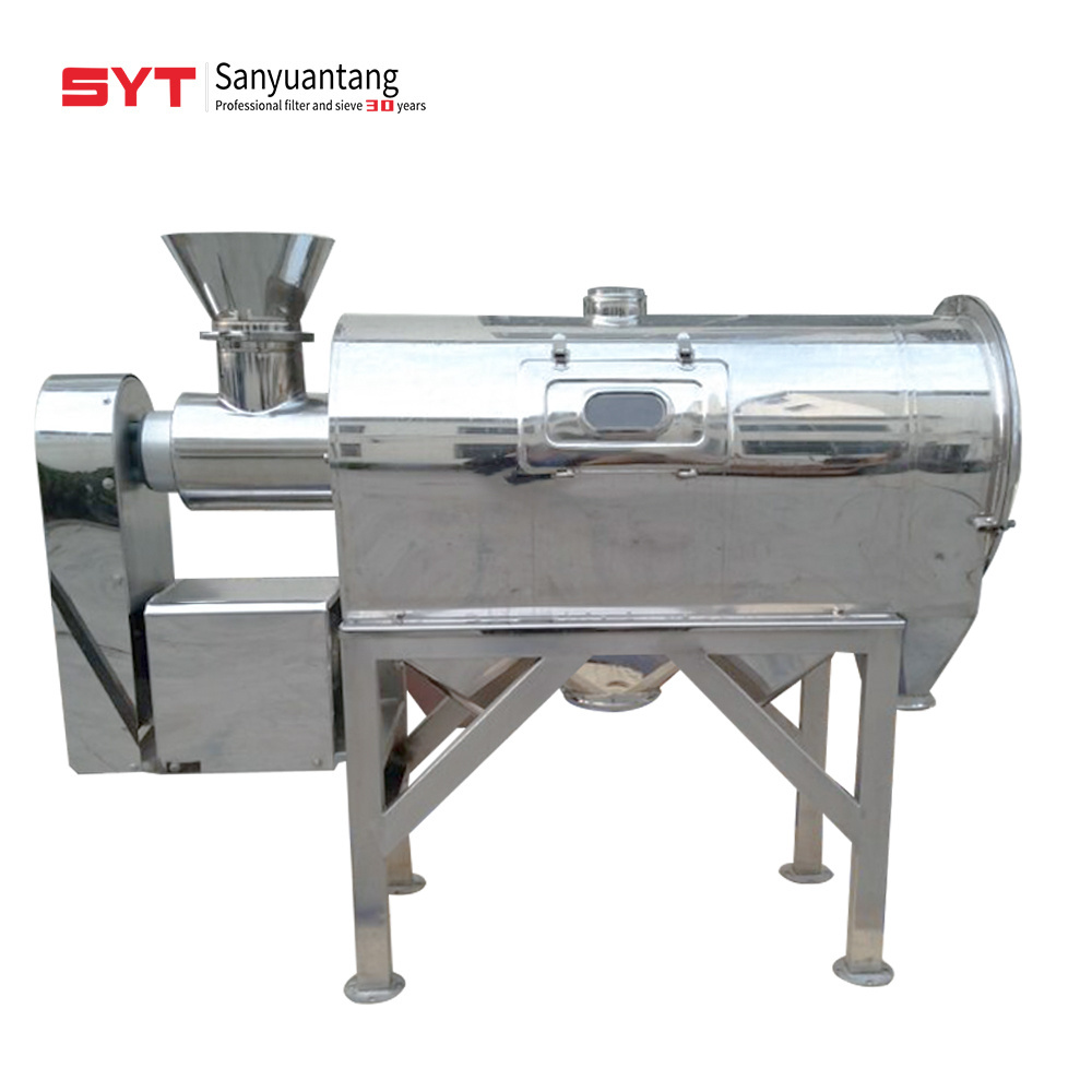 Flour Airflow Sieve Machine SUS 304 Food Sifter Shaker Automatic Screening Separator Filter