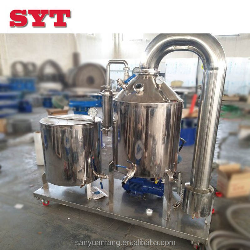 Honey processing plant used stainless steel honey extractor with stir filter